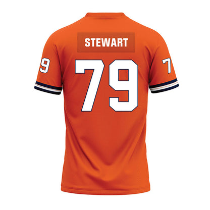 Illinois - NCAA Football : Zafir Stewart - Orange Premium Football Jersey