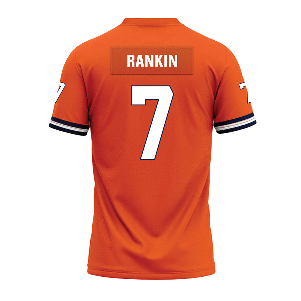 Illinois - NCAA Football : Nasir Rankin - Orange Premium Football Jersey-1