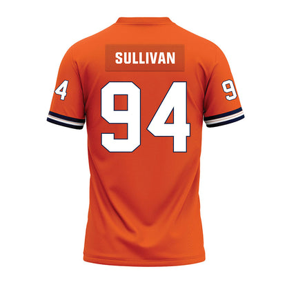 Illinois - NCAA Football : Connor Sullivan - Orange Premium Football Jersey-1
