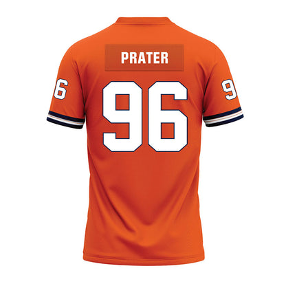 Illinois - NCAA Football : Darrell Prater - Orange Premium Football Jersey-1