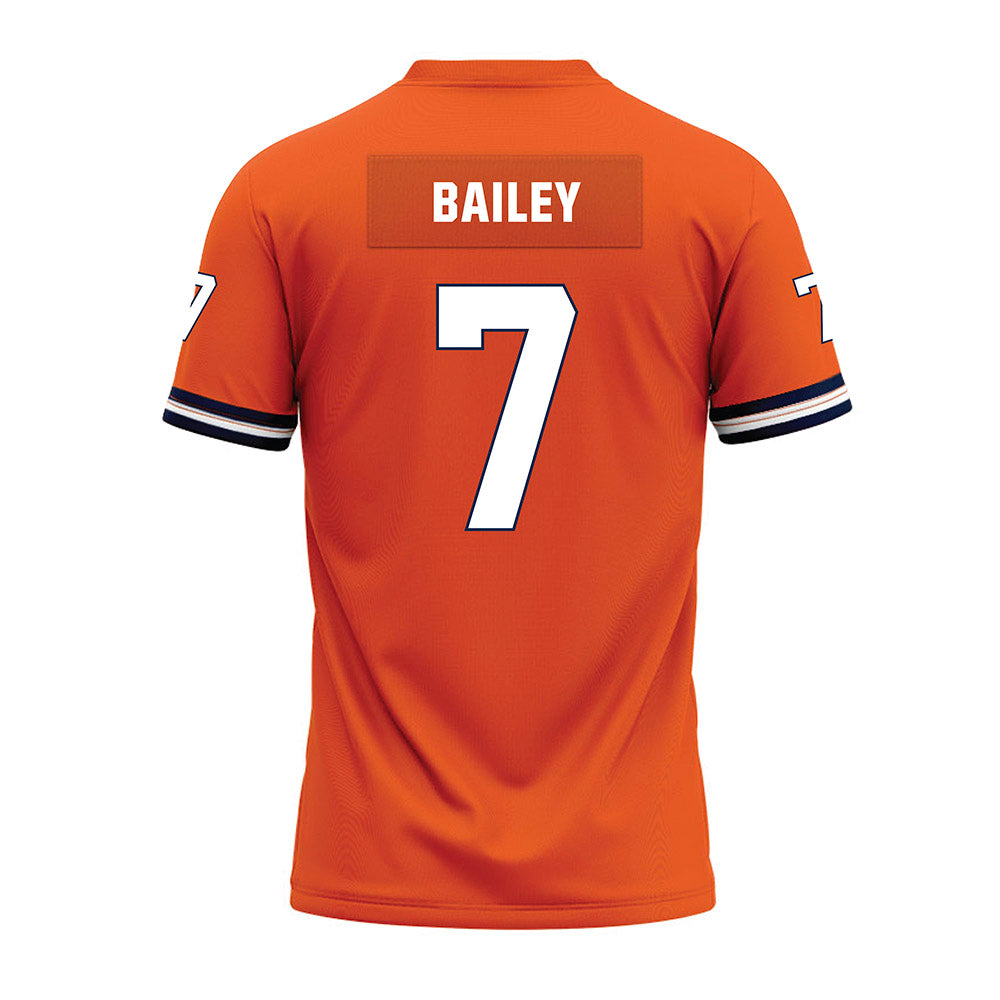 Illinois - NCAA Football : Matthew Bailey - Orange Premium Football Jersey