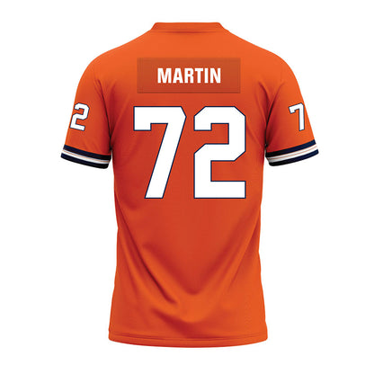 Illinois - NCAA Football : Christian Martin - Orange Premium Football Jersey-1