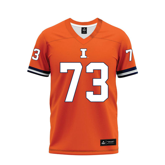 Illinois - NCAA Football : Josh Gesky - Orange Premium Football Jersey