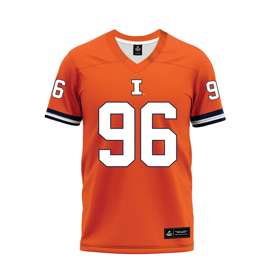 Illinois - NCAA Football : Darrell Prater - Orange Premium Football Jersey-0