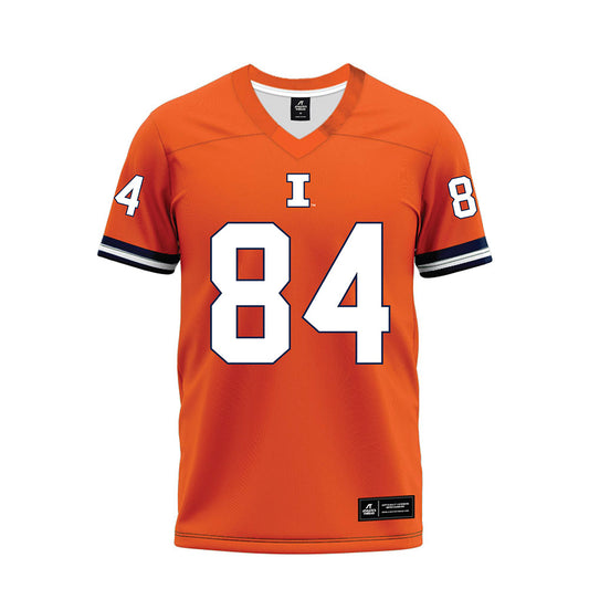 Illinois - NCAA Football : Grant Smith - Orange Premium Football Jersey-0