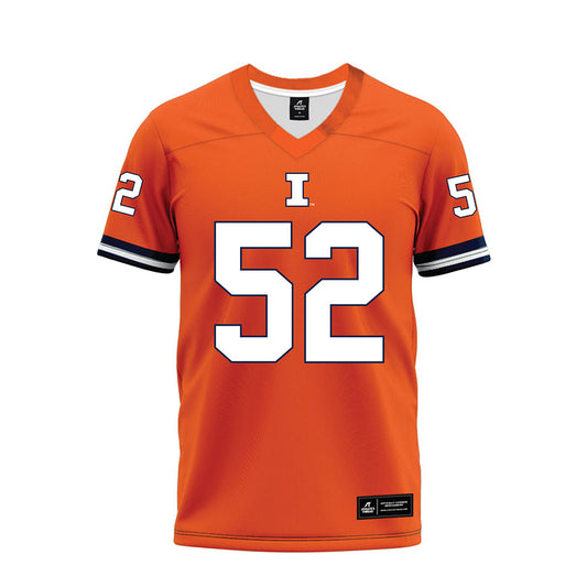 Illinois - NCAA Football : Pat Farrell - Orange Premium Football Jersey