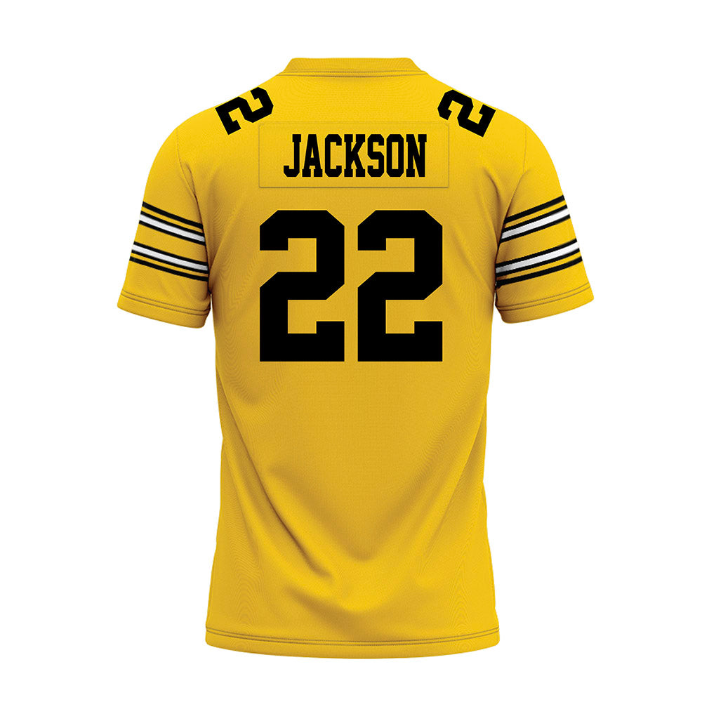 Iowa - NCAA Football : Braeden Jackson - Gold Football Jersey-1