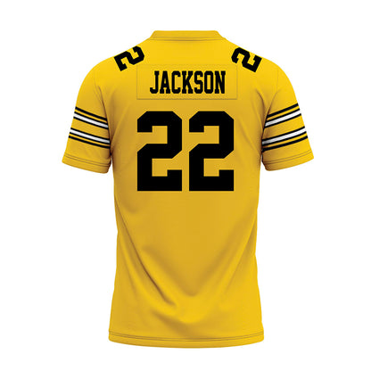 Iowa - NCAA Football : Braeden Jackson - Gold Football Jersey-1