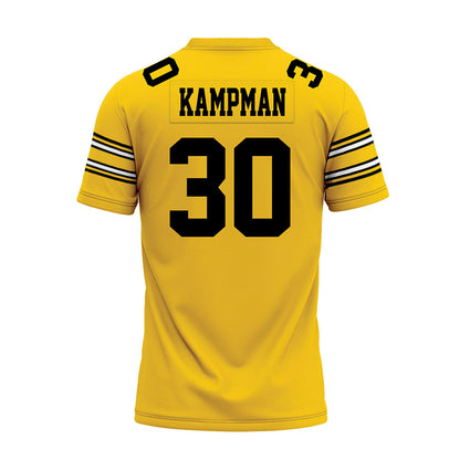 Iowa - NCAA Football : Eli Kampman - Gold Football Jersey-1