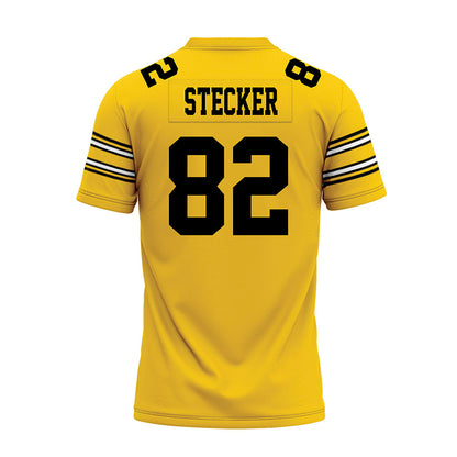 Iowa - NCAA Football : Dylan Stecker - Gold Football Jersey-1
