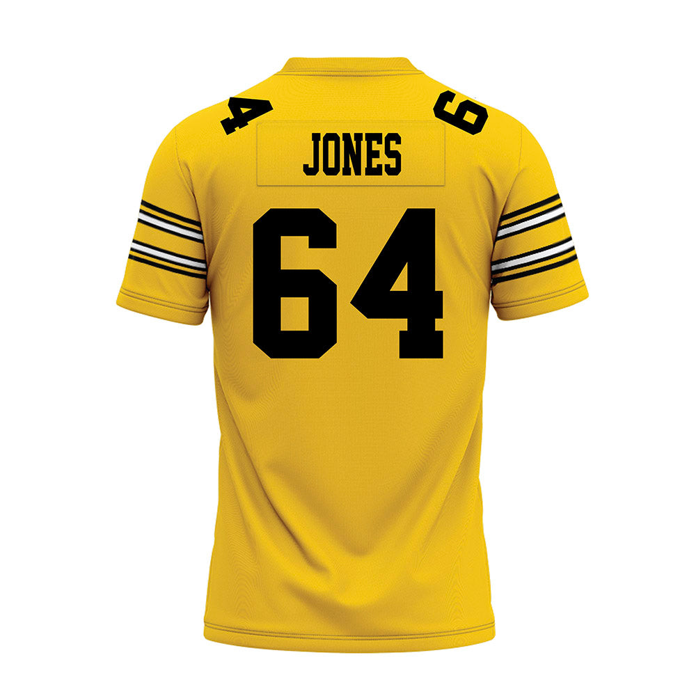 Iowa - NCAA Football : Leighton Jones - Gold Football Jersey-1