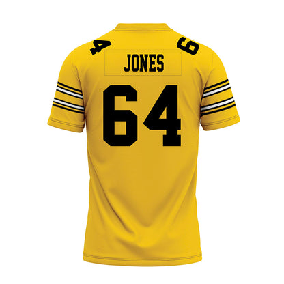 Iowa - NCAA Football : Leighton Jones - Gold Football Jersey-1