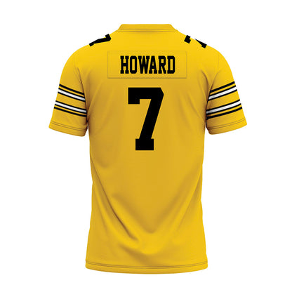 Iowa - NCAA Football : Dayton Howard - Gold Football Jersey-1