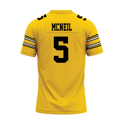 Iowa - NCAA Football : Nathan Mcneil - Gold Football Jersey-1