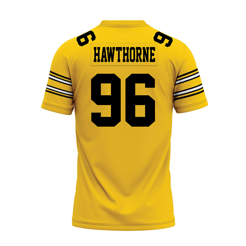 Iowa - NCAA Football : Bryce Hawthorne - Gold Football Jersey-1
