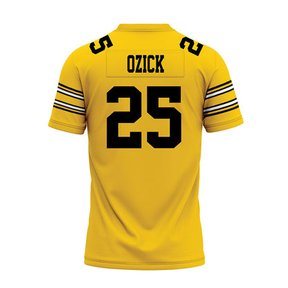 Iowa - NCAA Football : Eli Ozick - Gold Football Jersey-1
