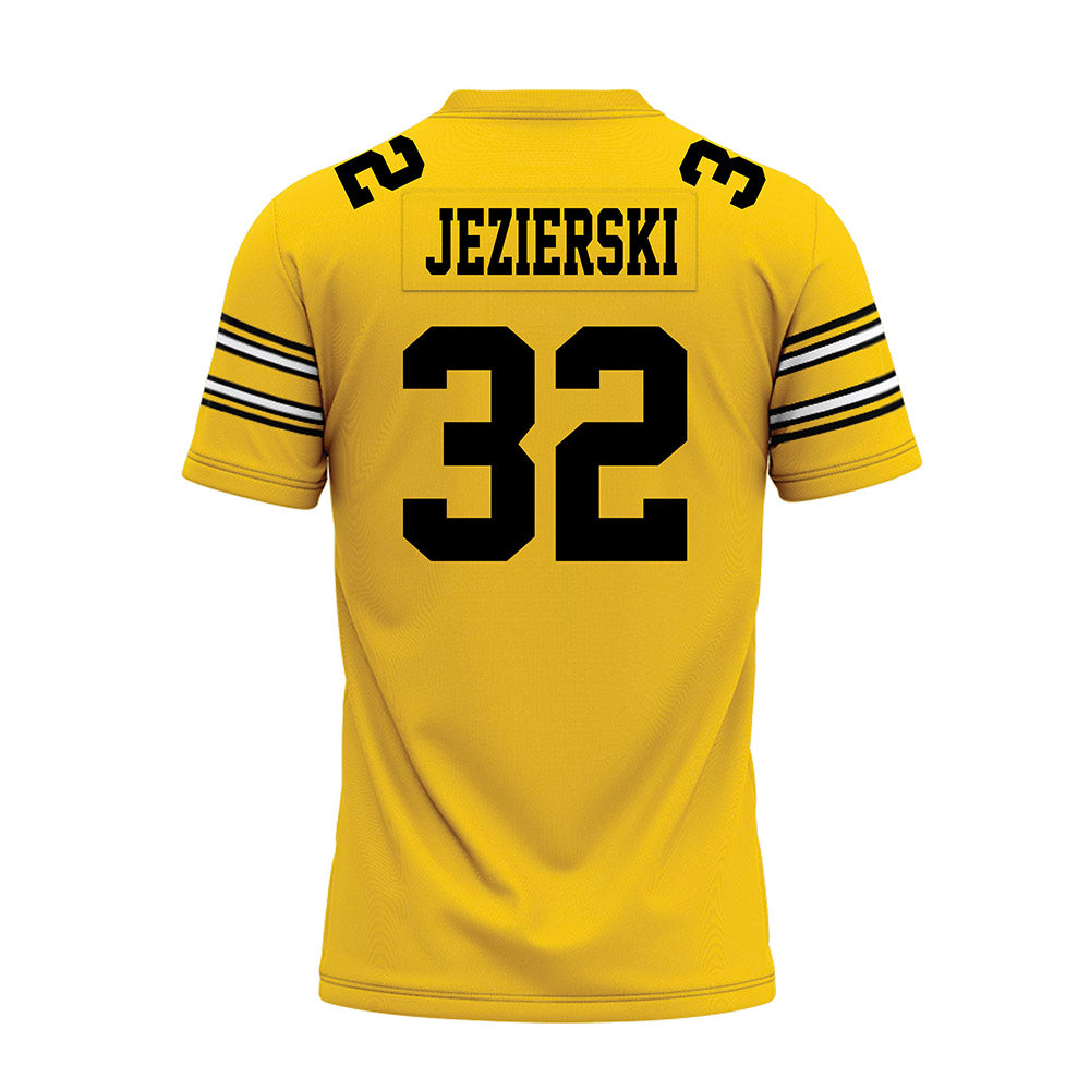 Iowa - NCAA Football : Sawyer Jezierski - Gold Football Jersey-1