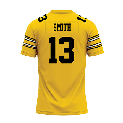 Iowa - NCAA Football : Terrence Smith - Gold Football Jersey-1