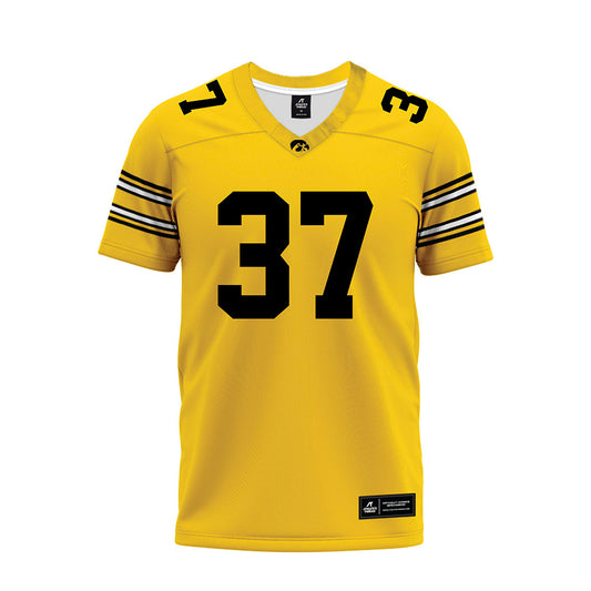 Iowa - NCAA Football : Brayton Alford - Gold Football Jersey-0