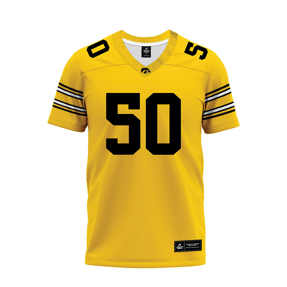 Iowa - NCAA Football : Will Lockhart - Gold Football Jersey-0