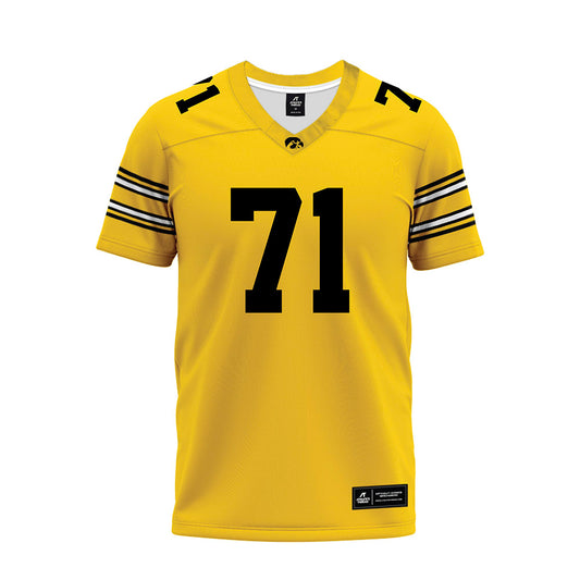 Iowa - NCAA Football : Jack Dotzler - Gold Football Jersey-0