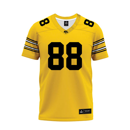Iowa - NCAA Football : Lance Beeghley - Gold Football Jersey-0