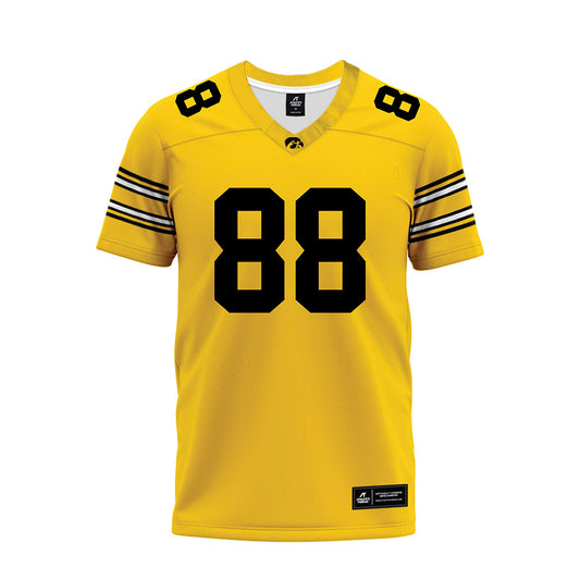 Iowa - NCAA Football : Lance Beeghley - Gold Football Jersey-0