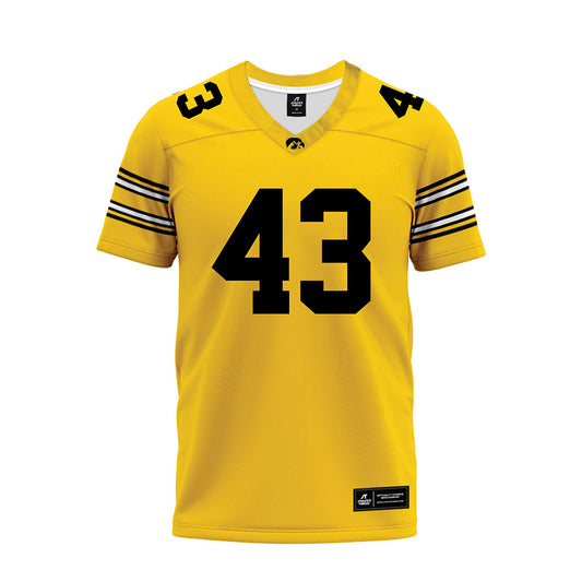 Iowa - NCAA Football : Kahmari Brown - Gold Football Jersey-0