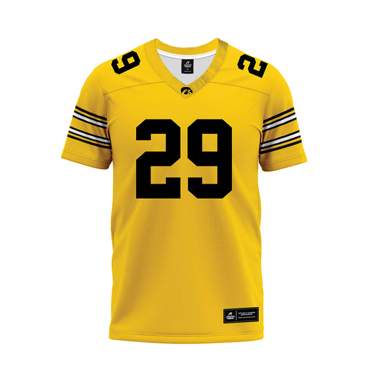 Iowa - NCAA Football : Noah Daniel - Gold Football Jersey-0