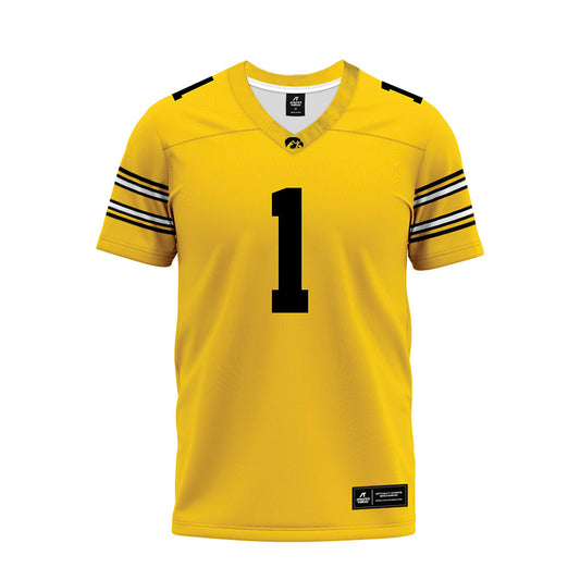 Iowa - NCAA Football : KJ Parker - Gold Football Jersey-0