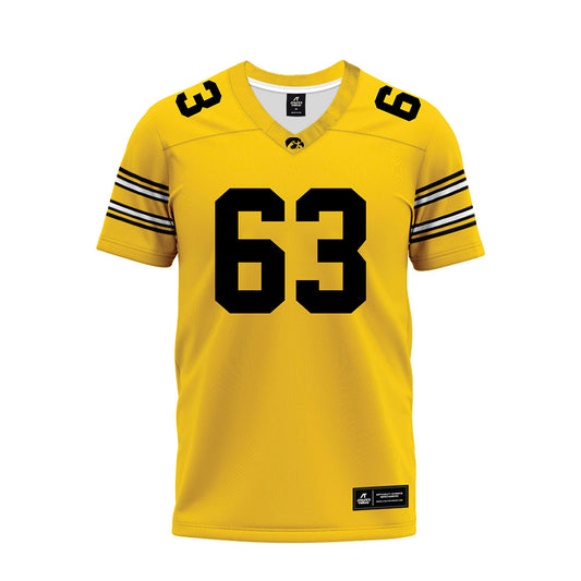Iowa - NCAA Football : Josh Janowski - Gold Football Jersey-0