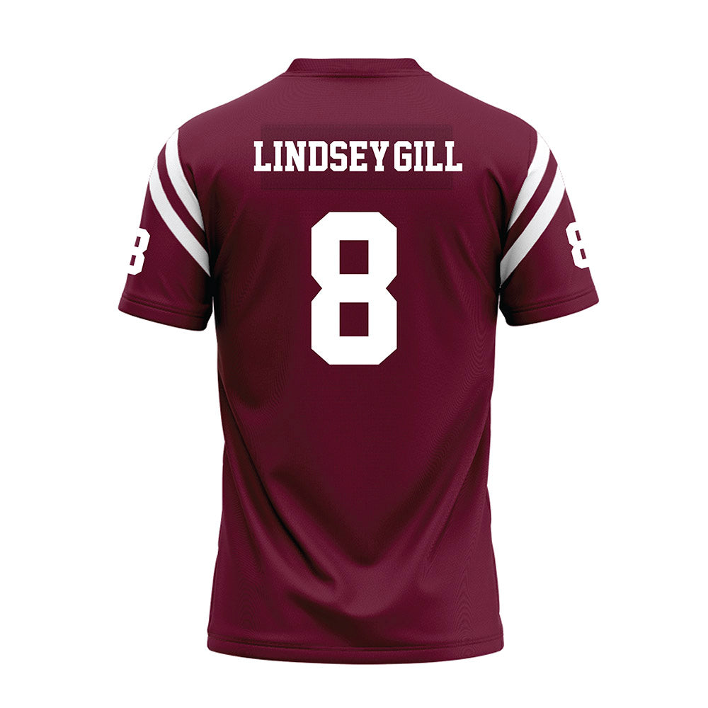 Fordham - NCAA Football : Nate Lindsey-Gill - Burgundy Football Jersey-1