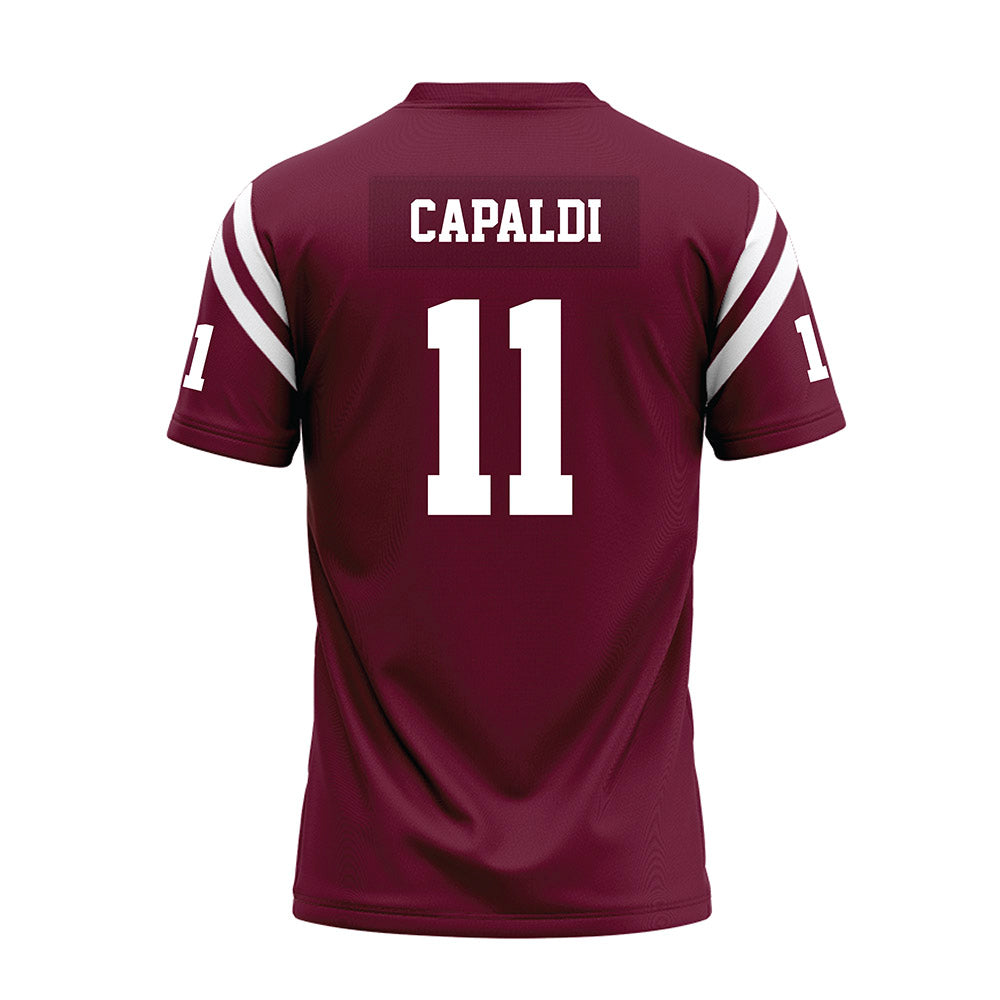 Fordham - NCAA Football : Jack Capaldi - Burgundy Football Jersey-1