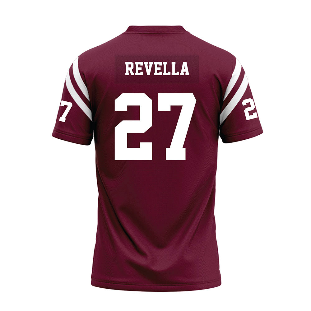 Fordham - NCAA Football : AJ Revella - Burgundy Football Jersey-1