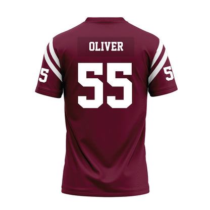 Fordham - NCAA Football : Brian Oliver - Burgundy Football Jersey-1