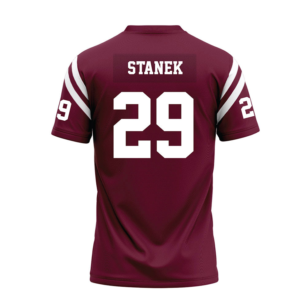 Fordham - NCAA Football : Gavin Stanek - Burgundy Football Jersey-1