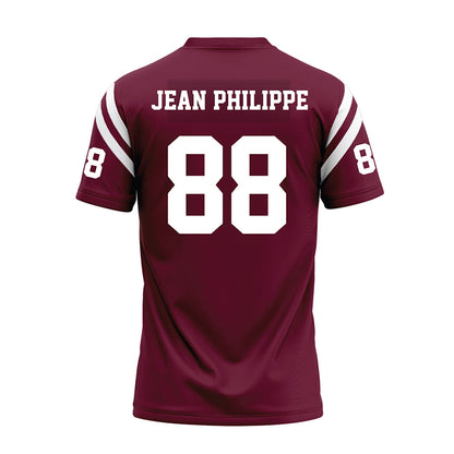 Fordham - NCAA Football : Nathan Jean Philippe - Burgundy Football Jersey-1