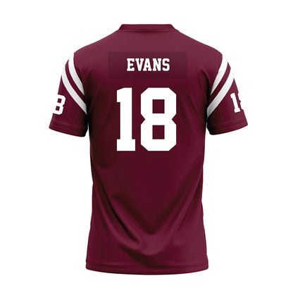 Fordham - NCAA Football : Jayln Evans - Burgundy Football Jersey-1