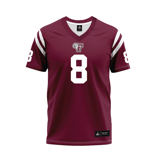 Fordham - NCAA Football : Nate Lindsey-Gill - Burgundy Football Jersey-0
