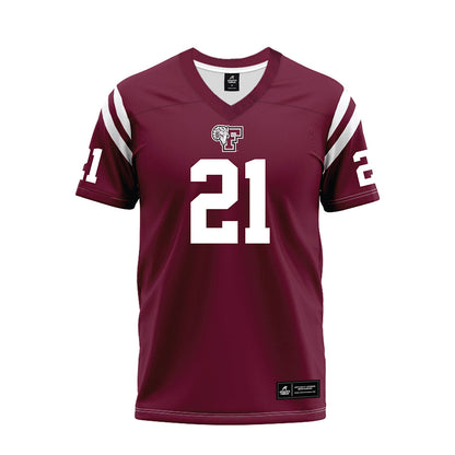 Fordham - NCAA Football : Michael Thorn - Burgundy Football Jersey-0