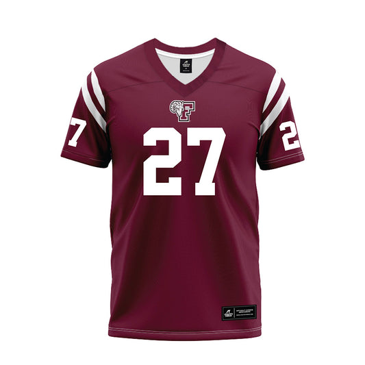 Fordham - NCAA Football : AJ Revella - Burgundy Football Jersey-0