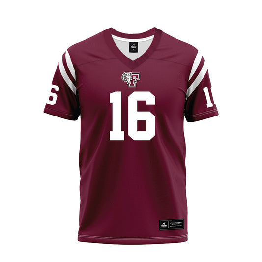 Fordham - NCAA Football : Michael Doctor - Burgundy Football Jersey-0
