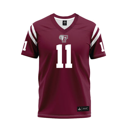 Fordham - NCAA Football : Jack Capaldi - Burgundy Football Jersey-0
