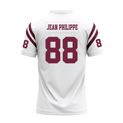 Fordham - NCAA Football : Nathan Jean Philippe - White Football Jersey-1