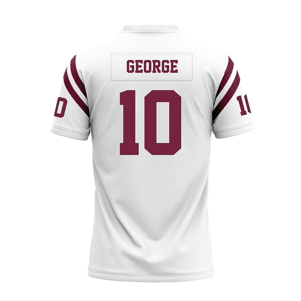 Fordham - NCAA Football : Jovan George - White Football Jersey-1