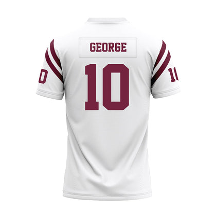 Fordham - NCAA Football : Jovan George - White Football Jersey-1
