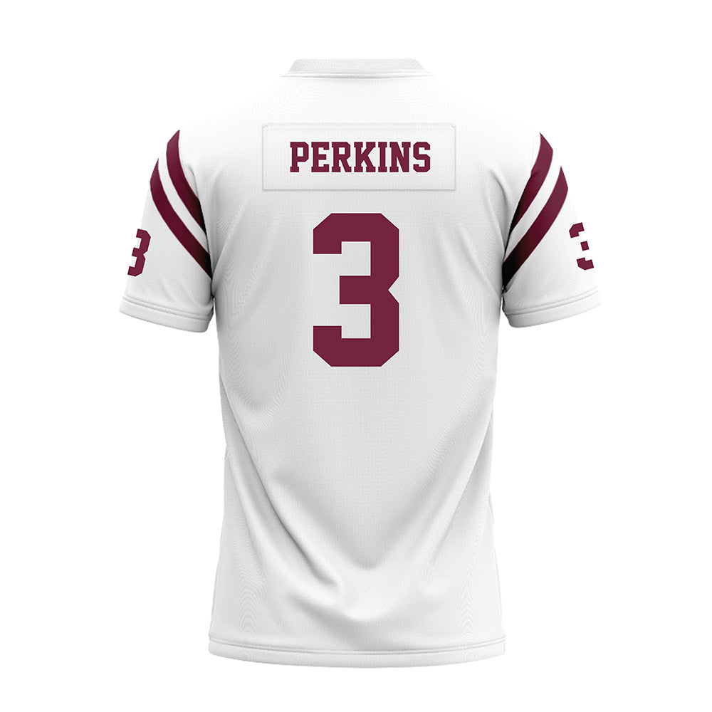 Fordham - NCAA Football : Nahil Perkins - White Football Jersey-1