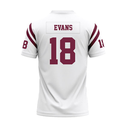 Fordham - NCAA Football : Jayln Evans - White Football Jersey-1