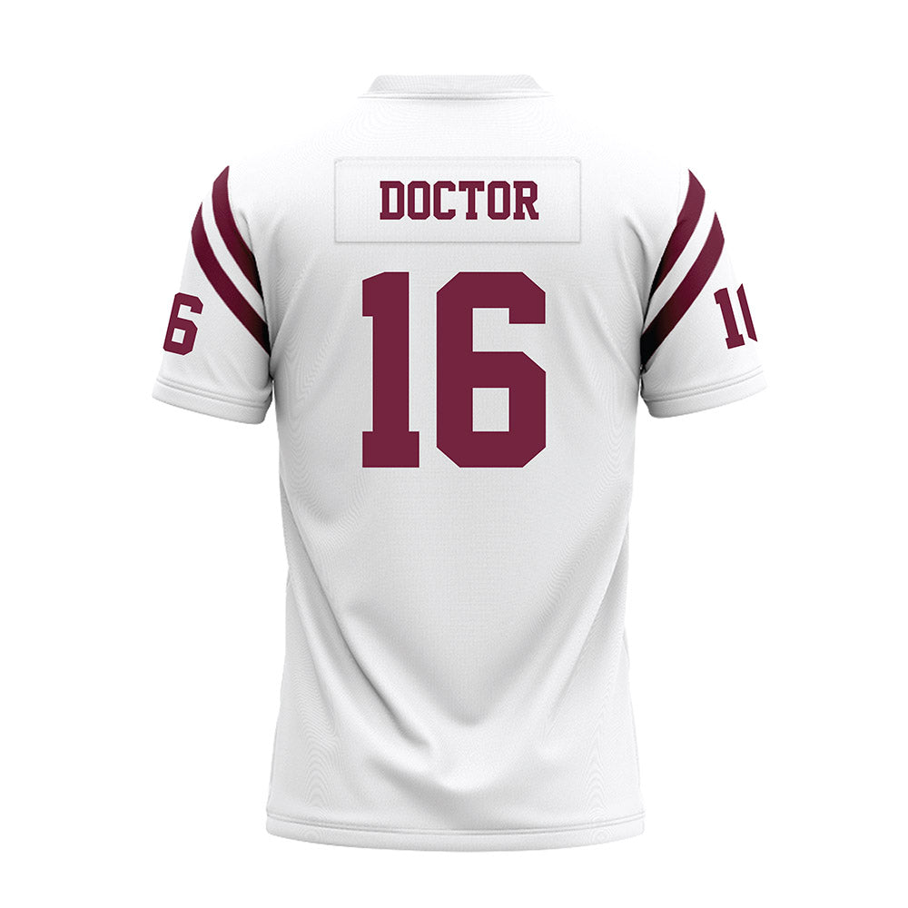 Fordham - NCAA Football : Michael Doctor - White Football Jersey-1