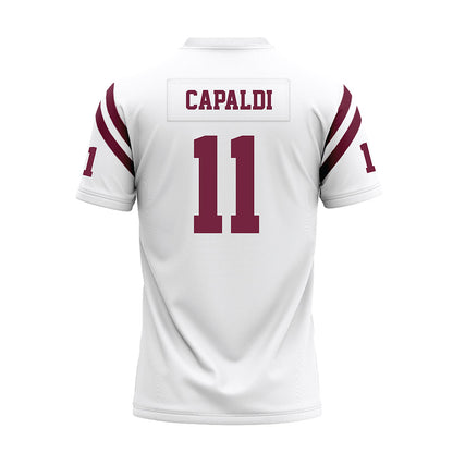 Fordham - NCAA Football : Jack Capaldi - White Football Jersey-1